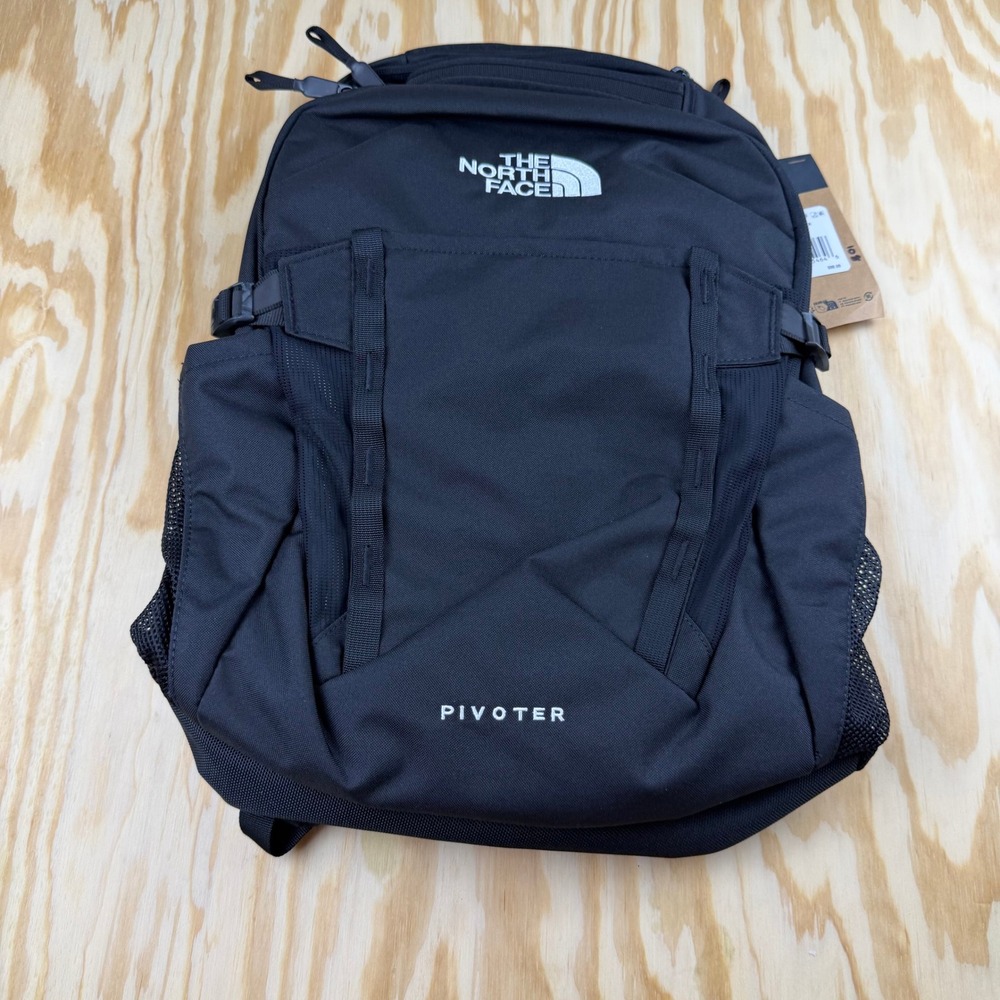 The North Face Pivoter Backpack TNF Black Laptop Bag NF0A3VXDJK3-OS NEW